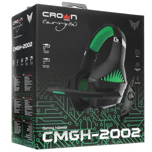 3.2MT wire, gaming headset, Crown CMGH-2002